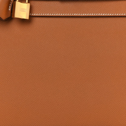 Hermes Epsom Kelly Sellier 28 Gold 8 of 12