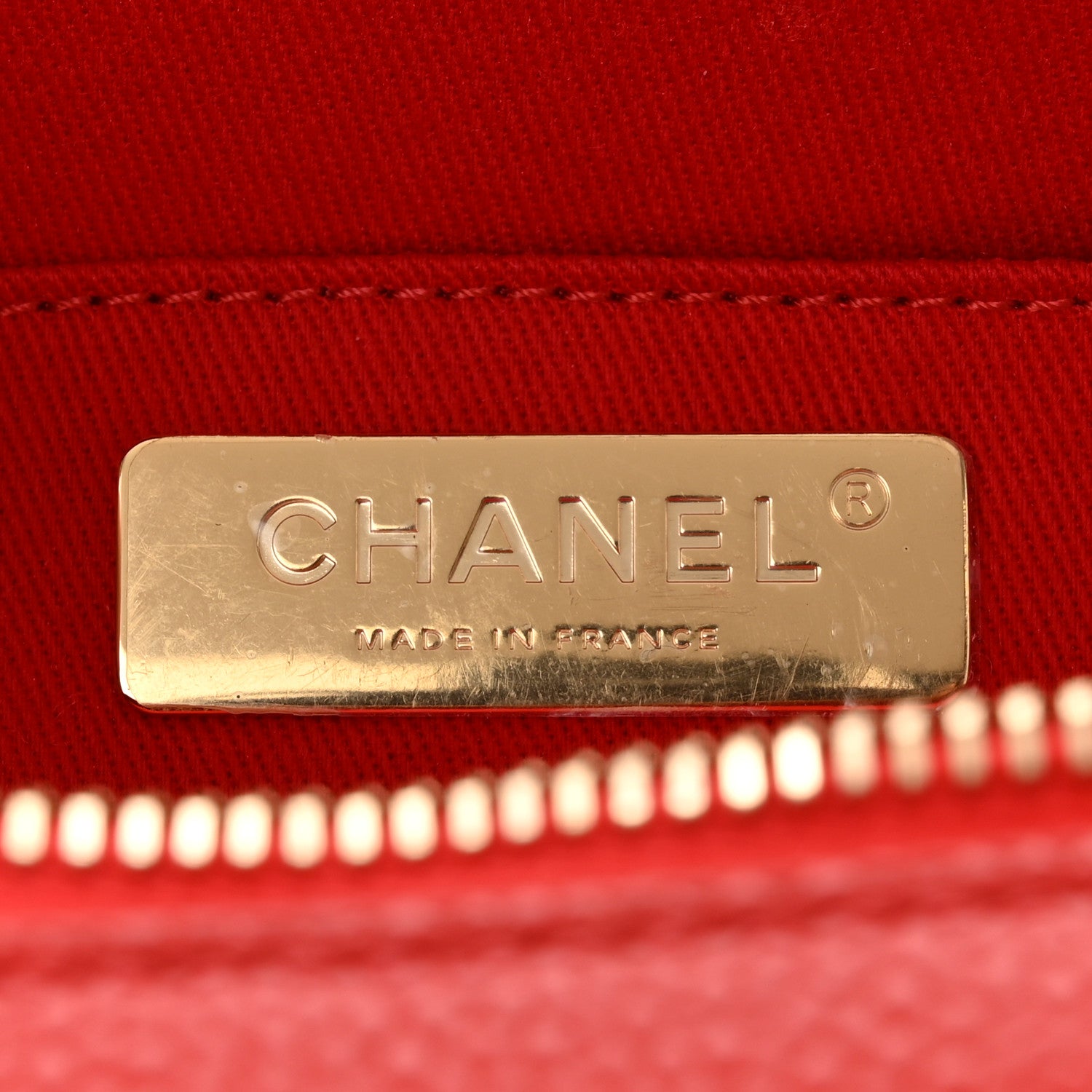 Chanel Caviar Quilted Waist Bag Red 6 of 12