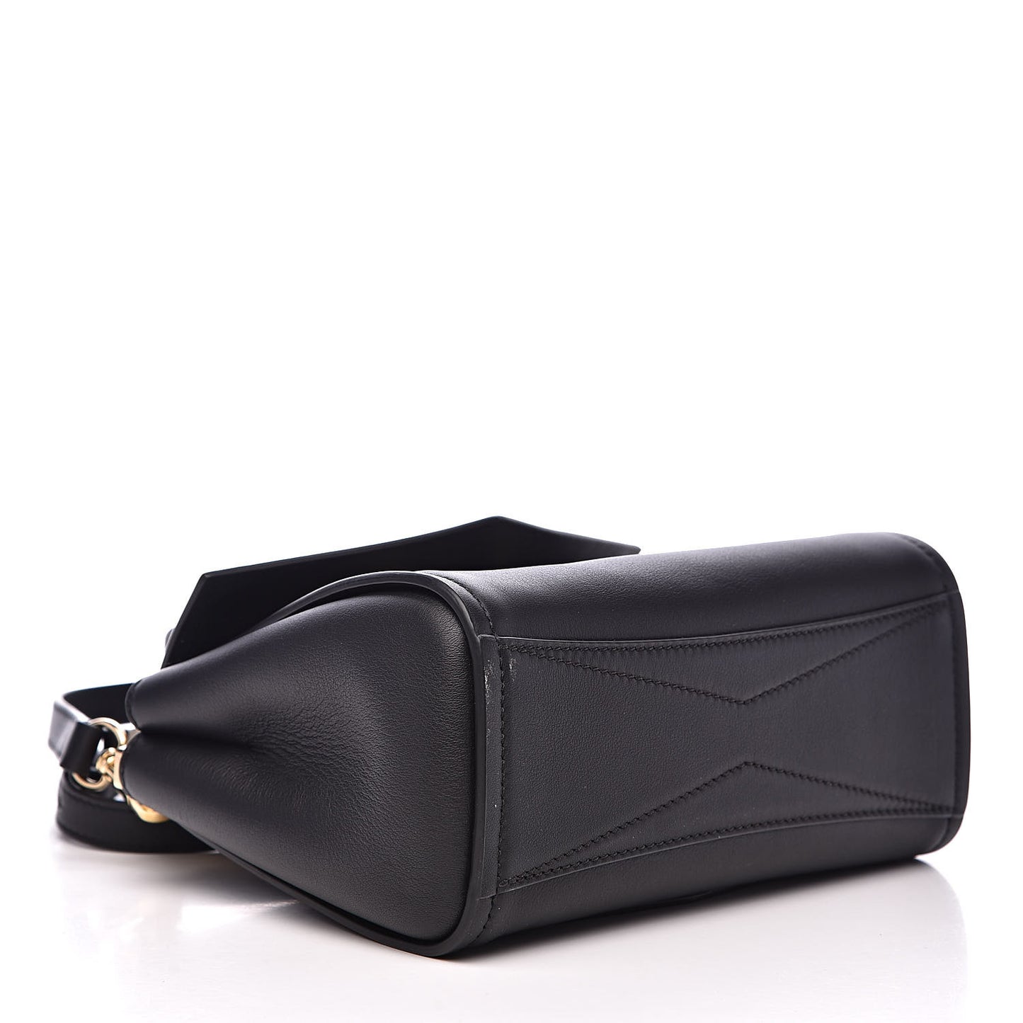 Calfskin Mini Mystic Shoulder Bag Black