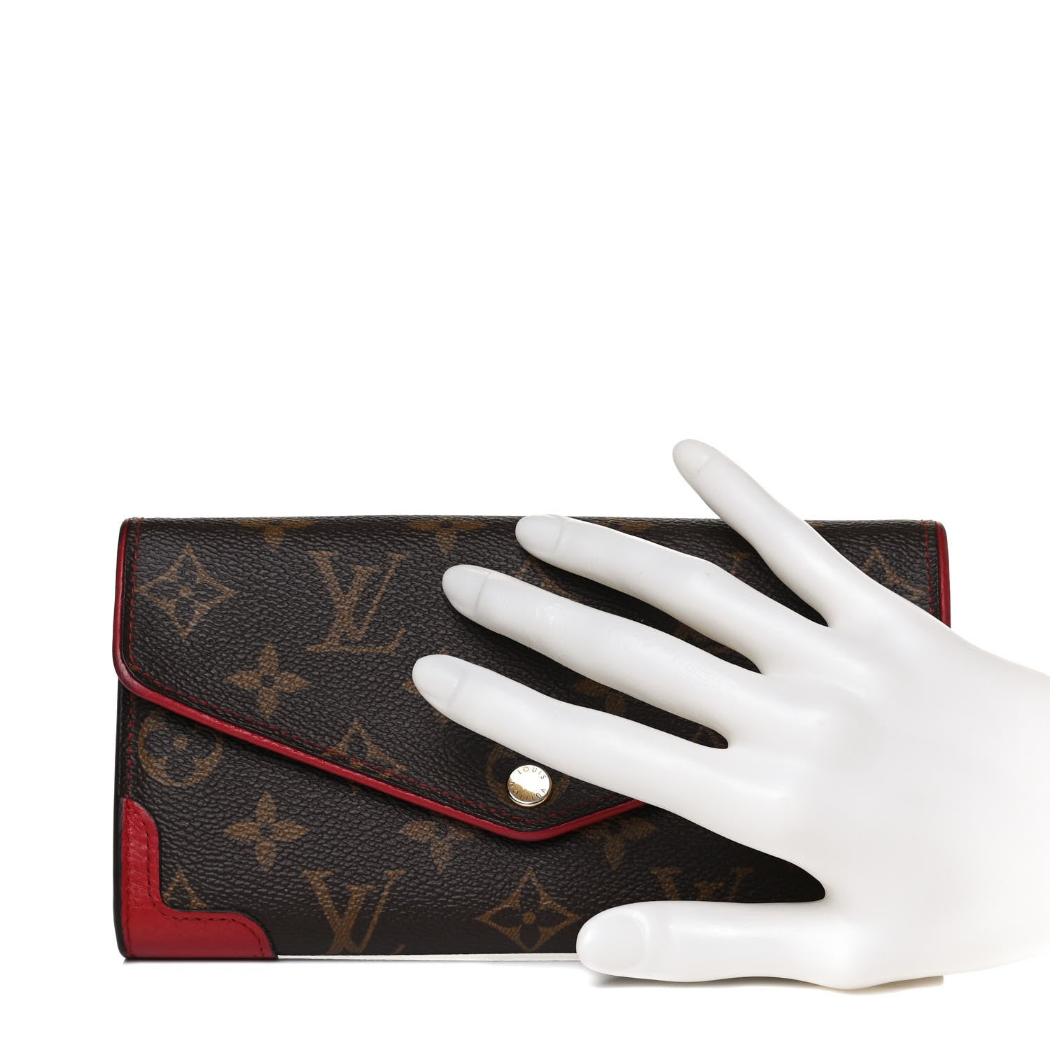 Louis Vuitton Monogram Sarah Retiro Wallet Cherry 2 of 10