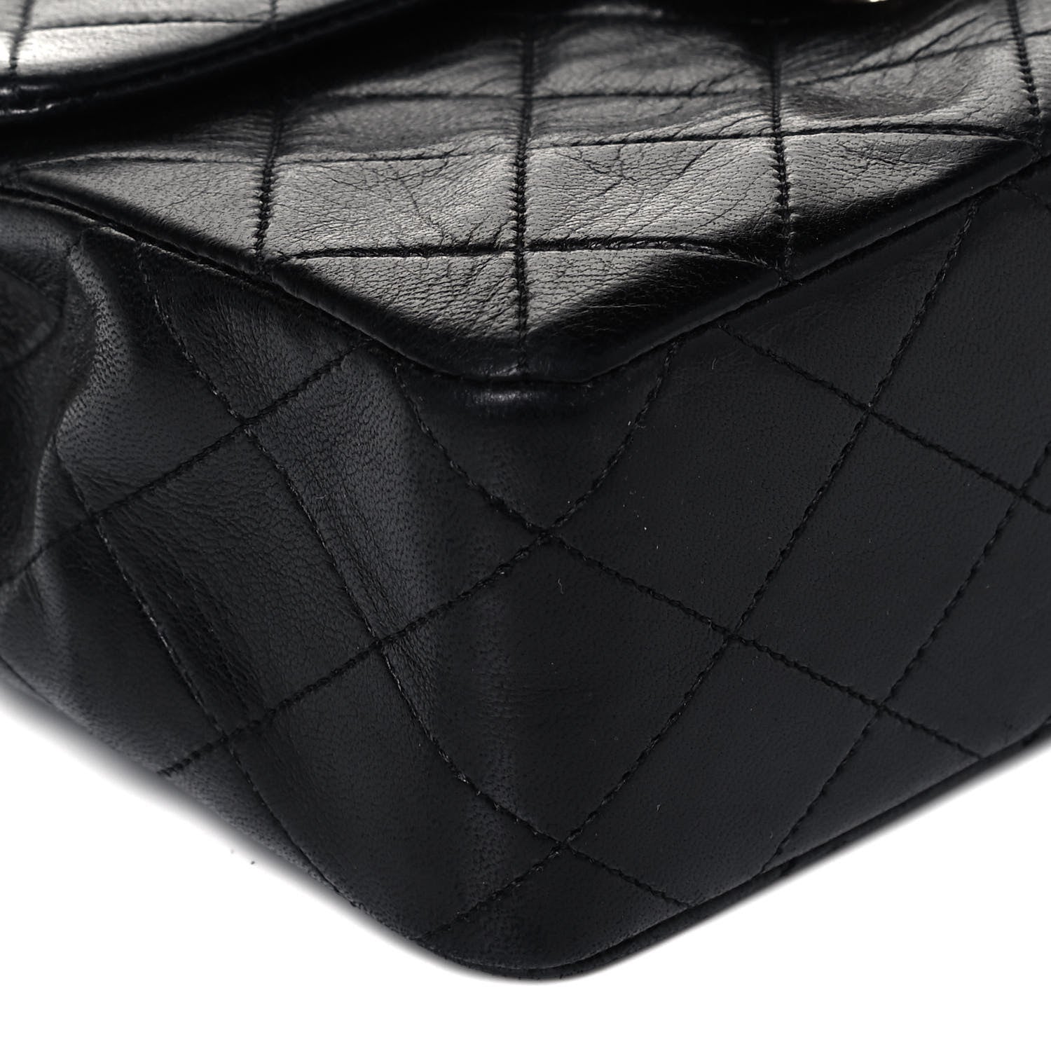 Chanel Lambskin Quilted Small Single Flap Black 4 of 8