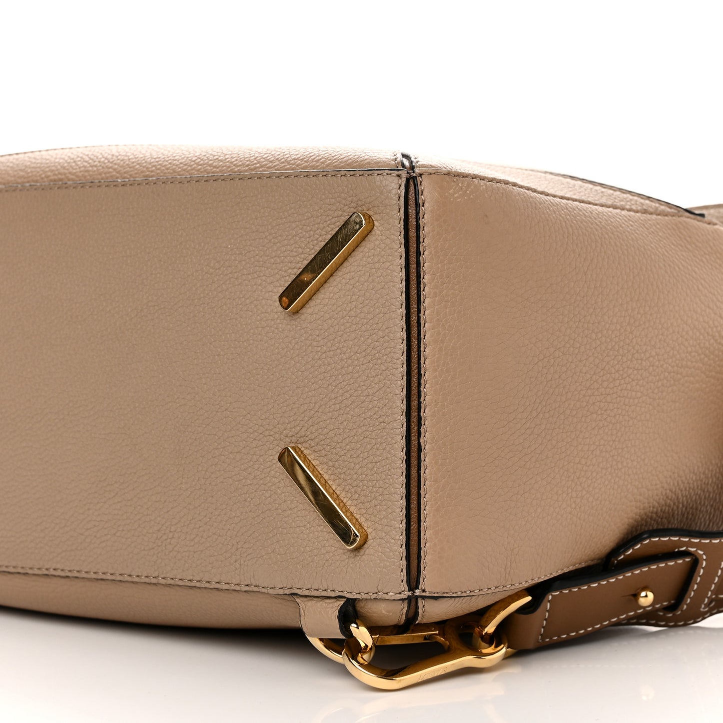 Calfskin Medium Puzzle Bag Sand Mink