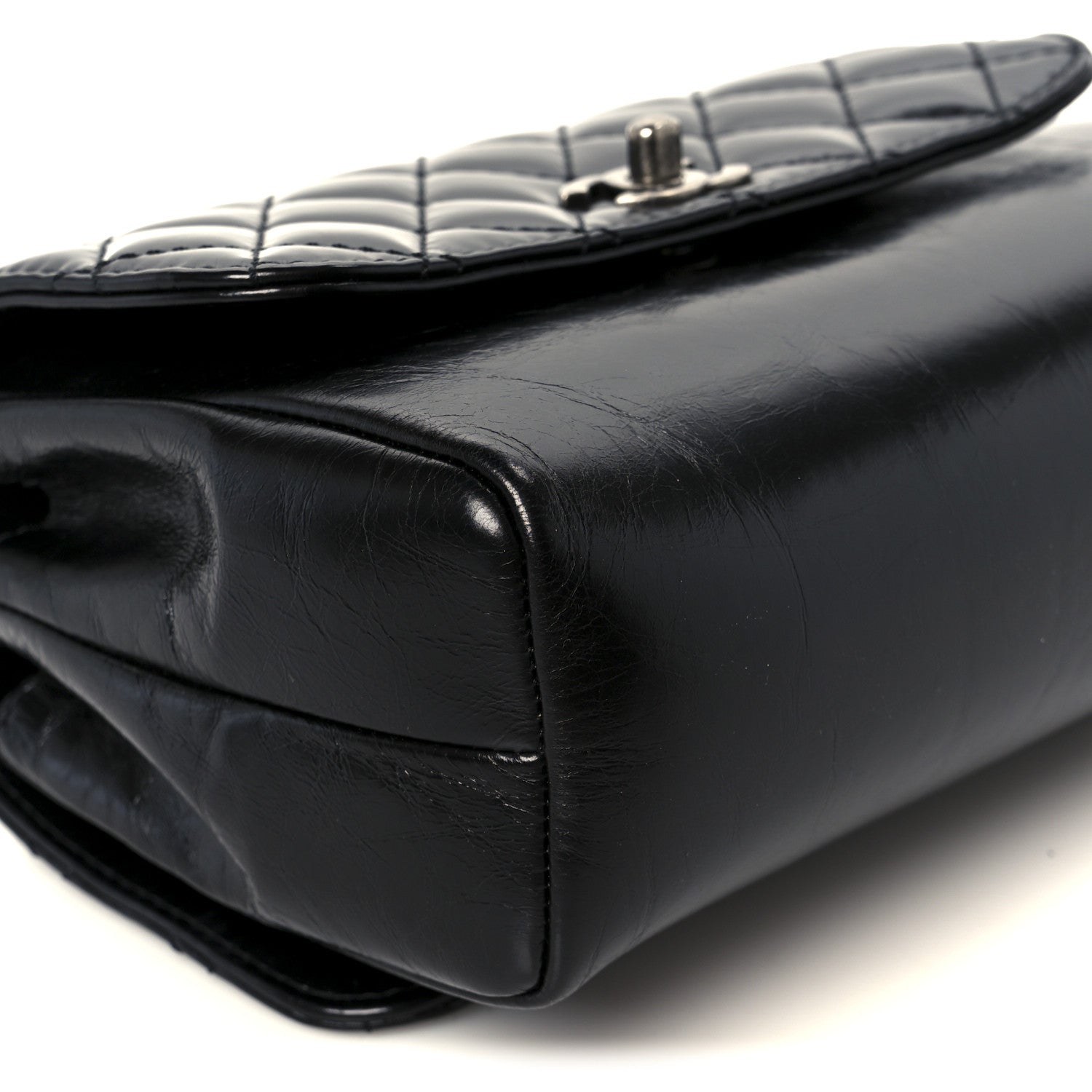 Chanel Glazed Calfskin Pilot Essentials Flap Black 11 of 13