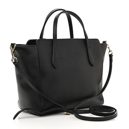 Gucci Dollar Calfskin Mini Swing Top Handle Bag Black 3 of 9