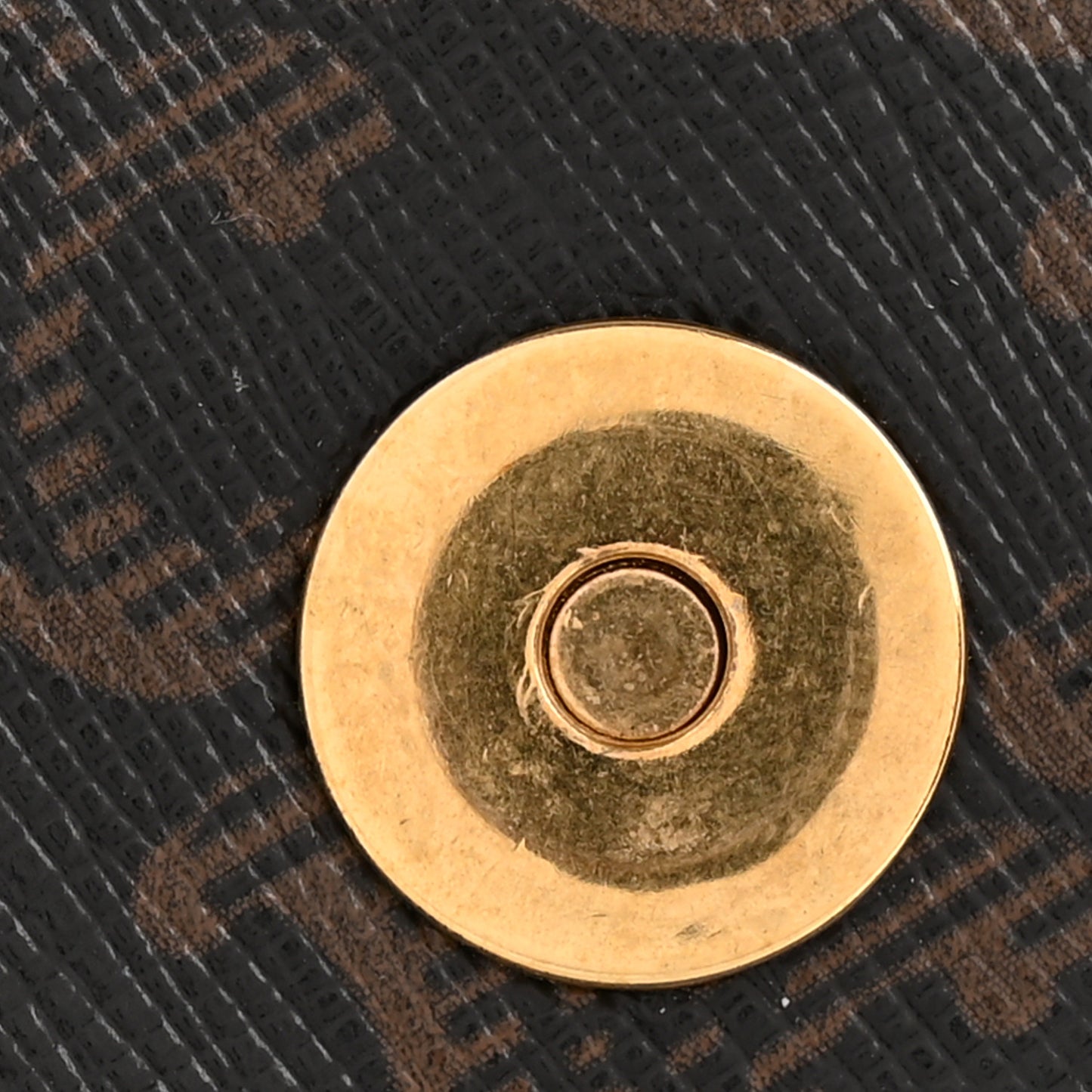 Triomphe Canvas Calfskin Mini Folco Backpack Tan