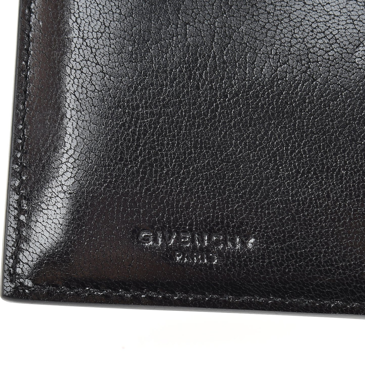 Goatskin Diamond Quilted GV3 Medium Wallet Black