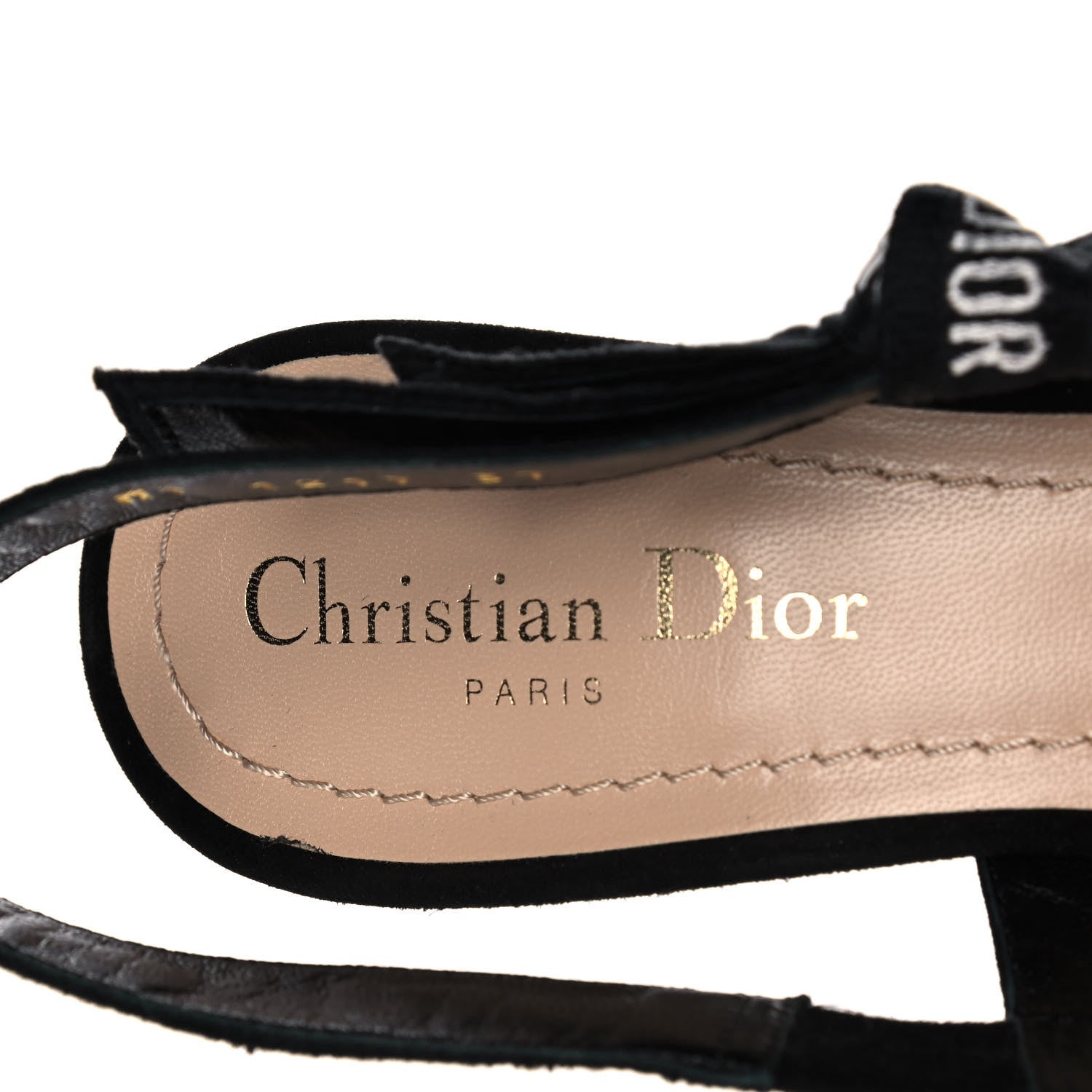 Christian Dior Resille Ribbon J'Adior Slingback 65mm Pumps 37 Black 7 of 11