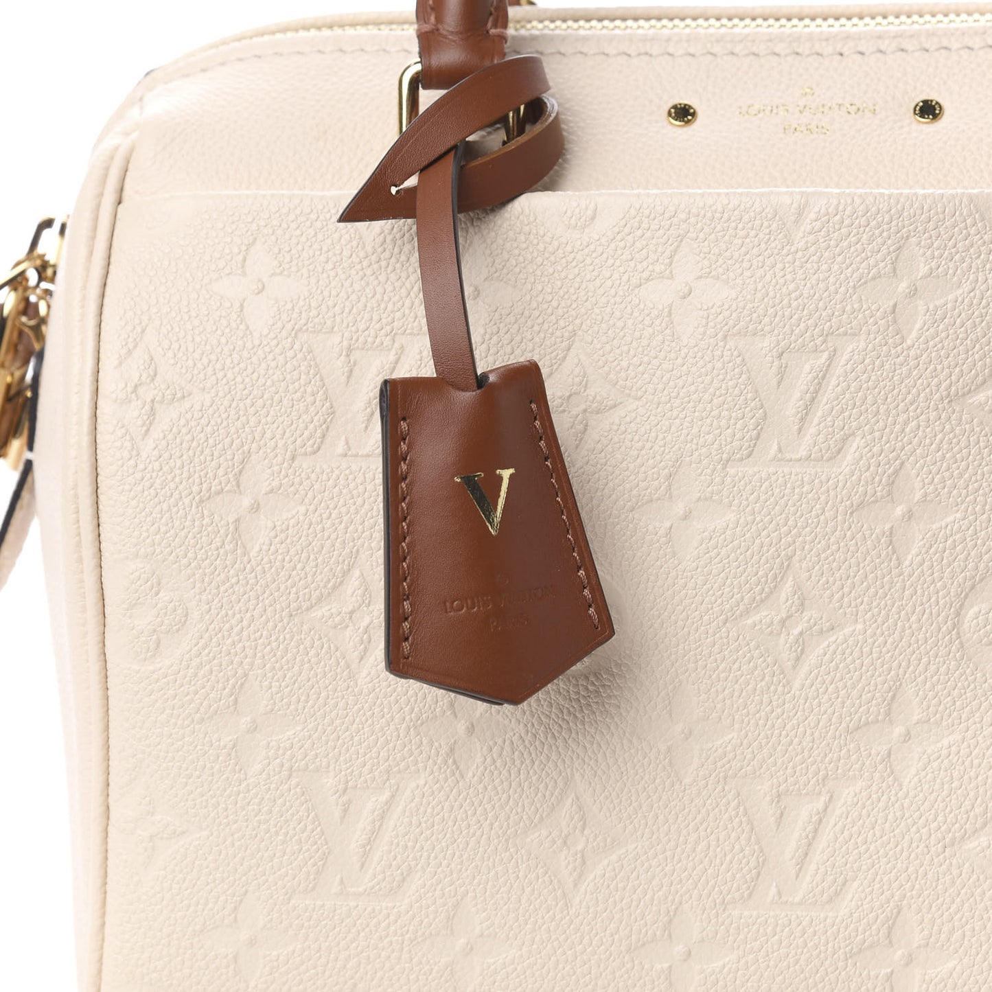 Empreinte Calfskin Speedy Bandouliere 25 NM Creme Caramel