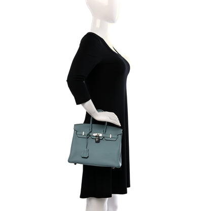 Hermes Togo Birkin 25 Ciel 3 of 10