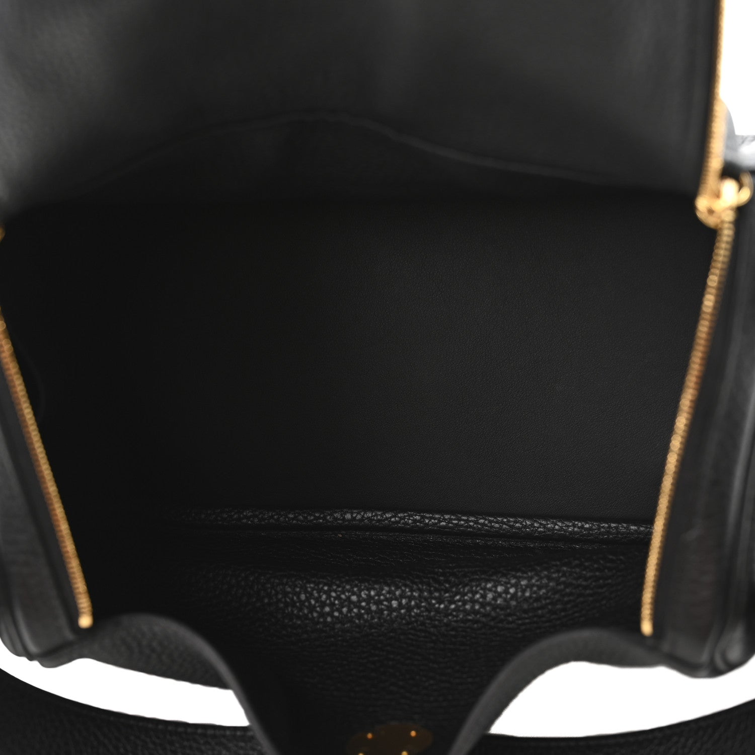 Hermes Taurillon Clemence Lindy 26 Black 5 of 11
