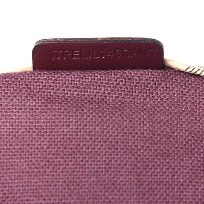 Burberry Haymarket Check Small Canterbury Tote Burgundy 7 of 10