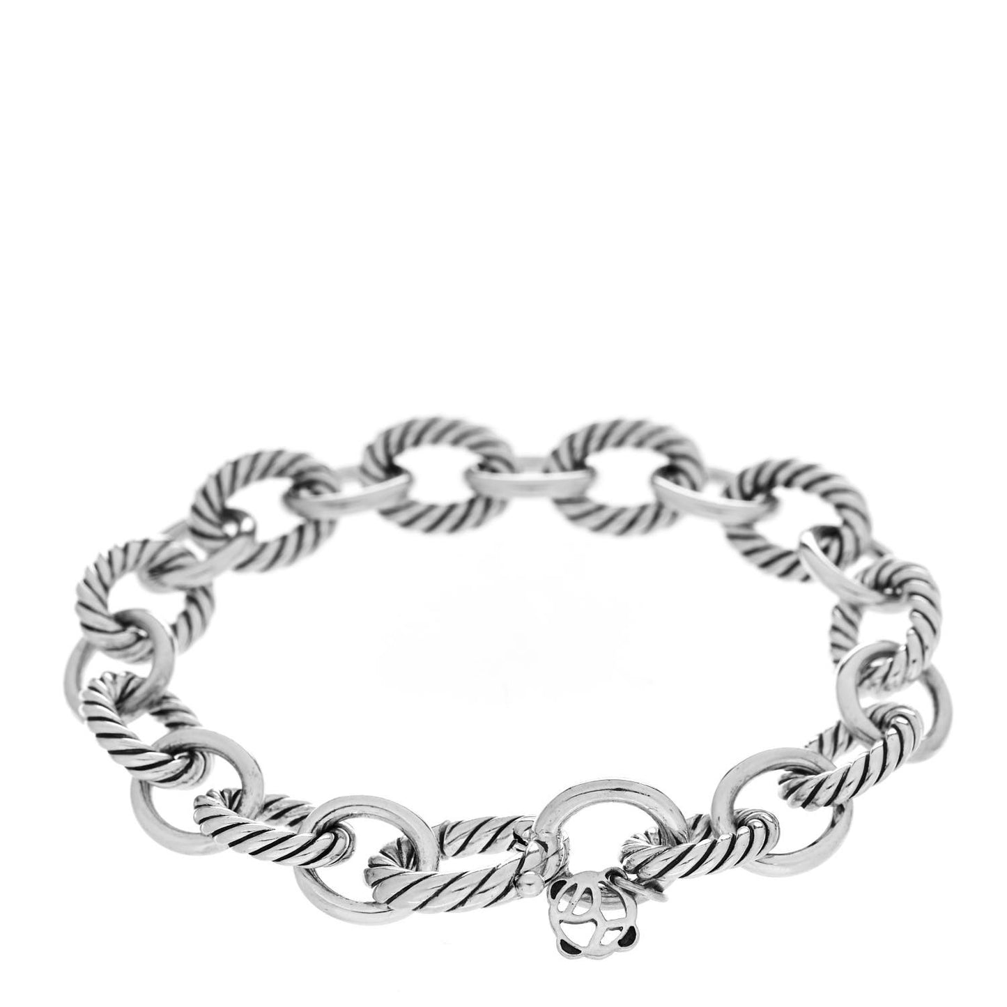 Sterling Silver 10mm Medium Oval Link Bracelet