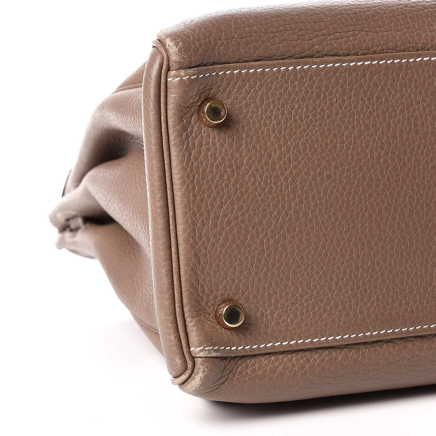 Hermes Taurillon Clemence Kelly Retourne 35 Etoupe 6 of 22