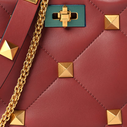 Valentino Garavani Nappa Small Roman Stud The Handle Bag Gingerbread 8 of 8