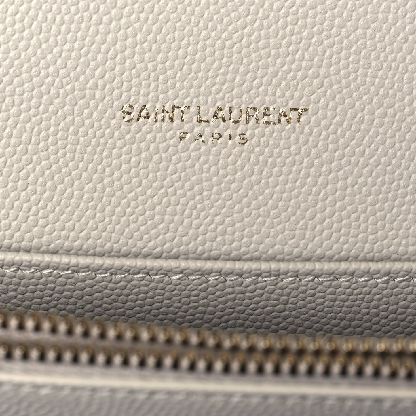 Grain de Poudre Monogram Strap Wallet Crema Soft