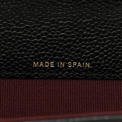 Chanel Caviar Quilted Flap Card Holder Wallet Black 6 of 9