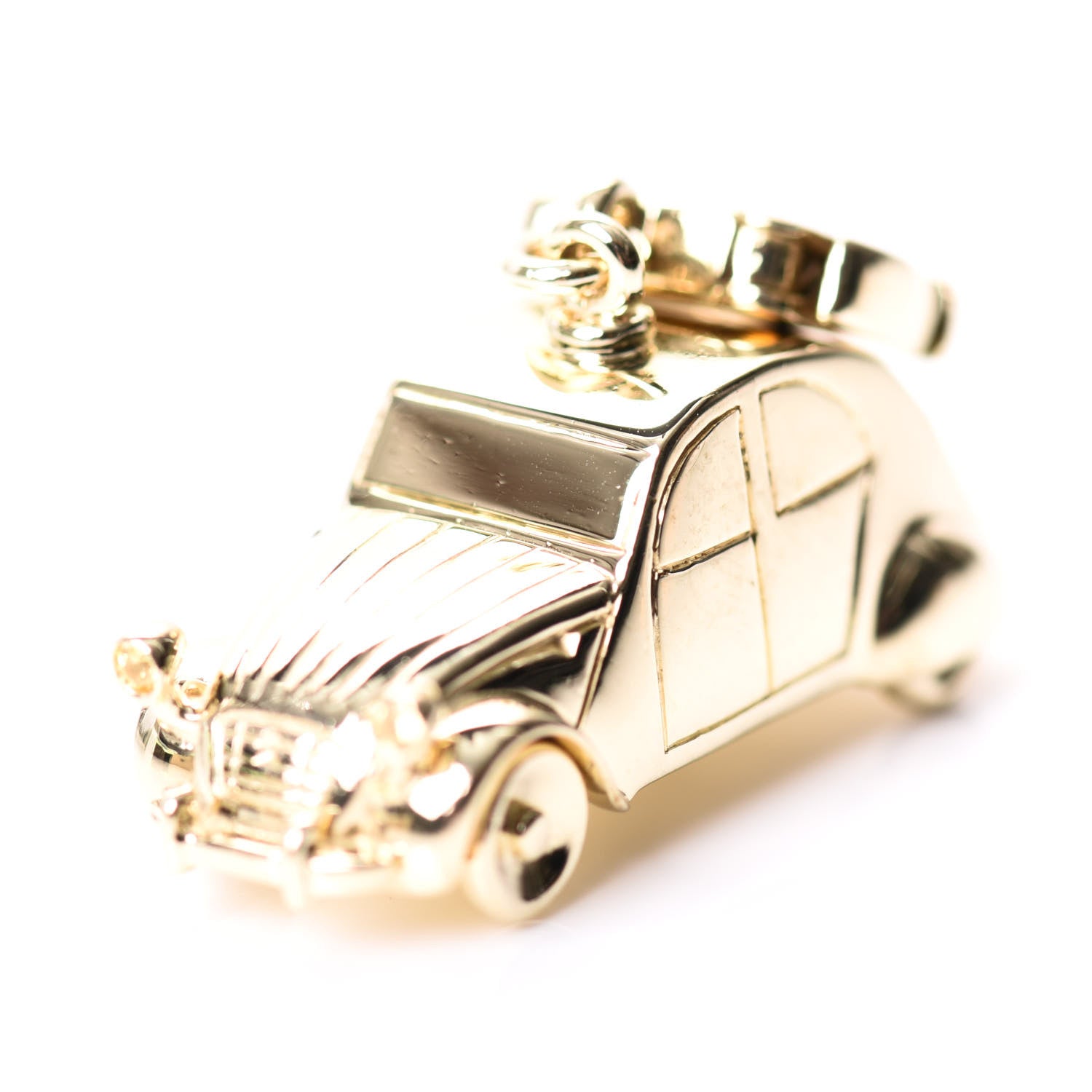 Louis Vuitton 18K Yellow Gold Safran Citroen Car Charm 3 of 7