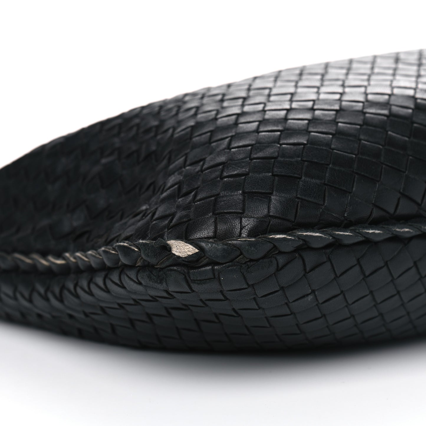 Nappa Intrecciato Medium Veneta Hobo Black