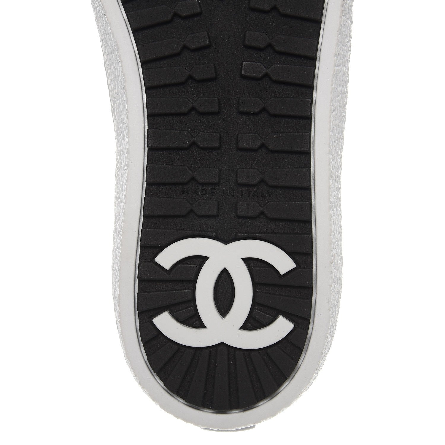 Chanel Suede Tweed Sneakers 37.5 Burgundy 7 of 20