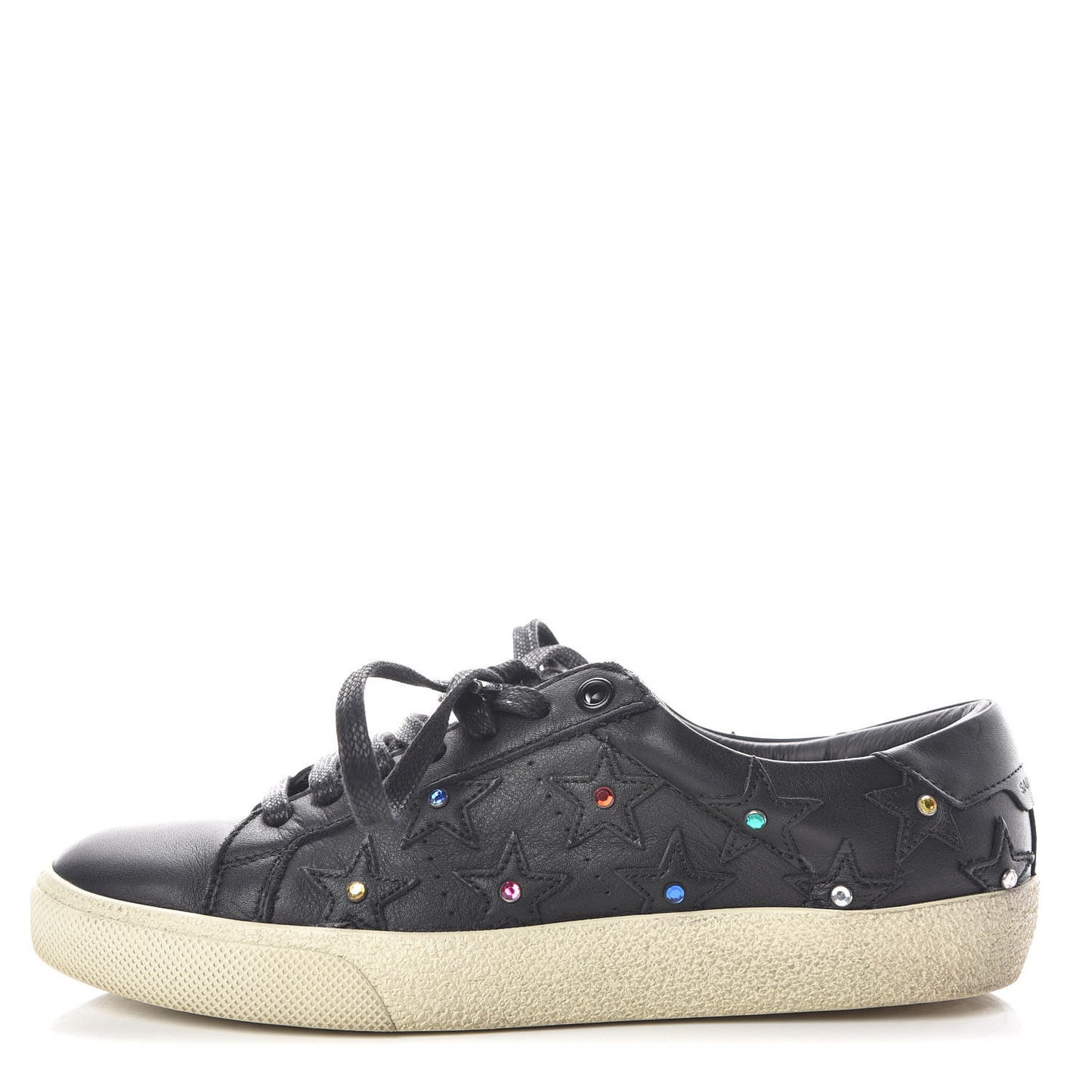 Nappa Star Court Classic Sneakers 36.5 Black