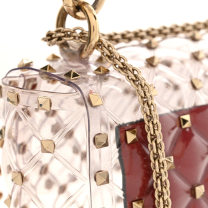 Valentino Garavani PVC Medium Rockstud Spike Shoulder Bag 12 of 12