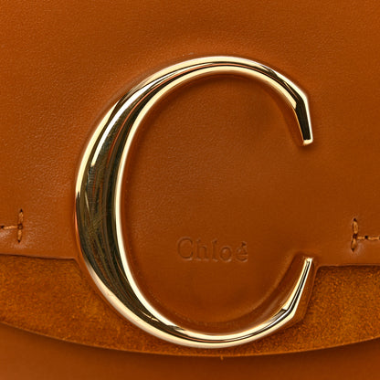 Chloe Calfskin Mini C Double Carry Autumnal Brown 11 of 12