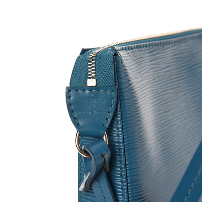 Louis Vuitton Epi Pochette Accessories NM Cyan 7 of 7