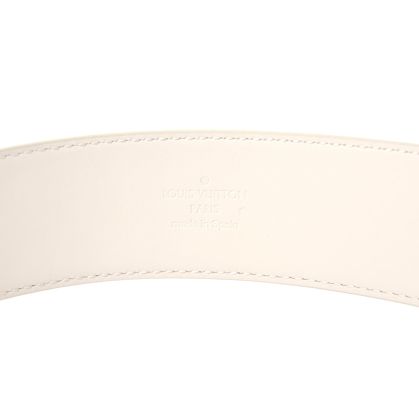 PVC Monogram 40mm LV Initiales Reversible Belt 90 36 Iridescent Prism