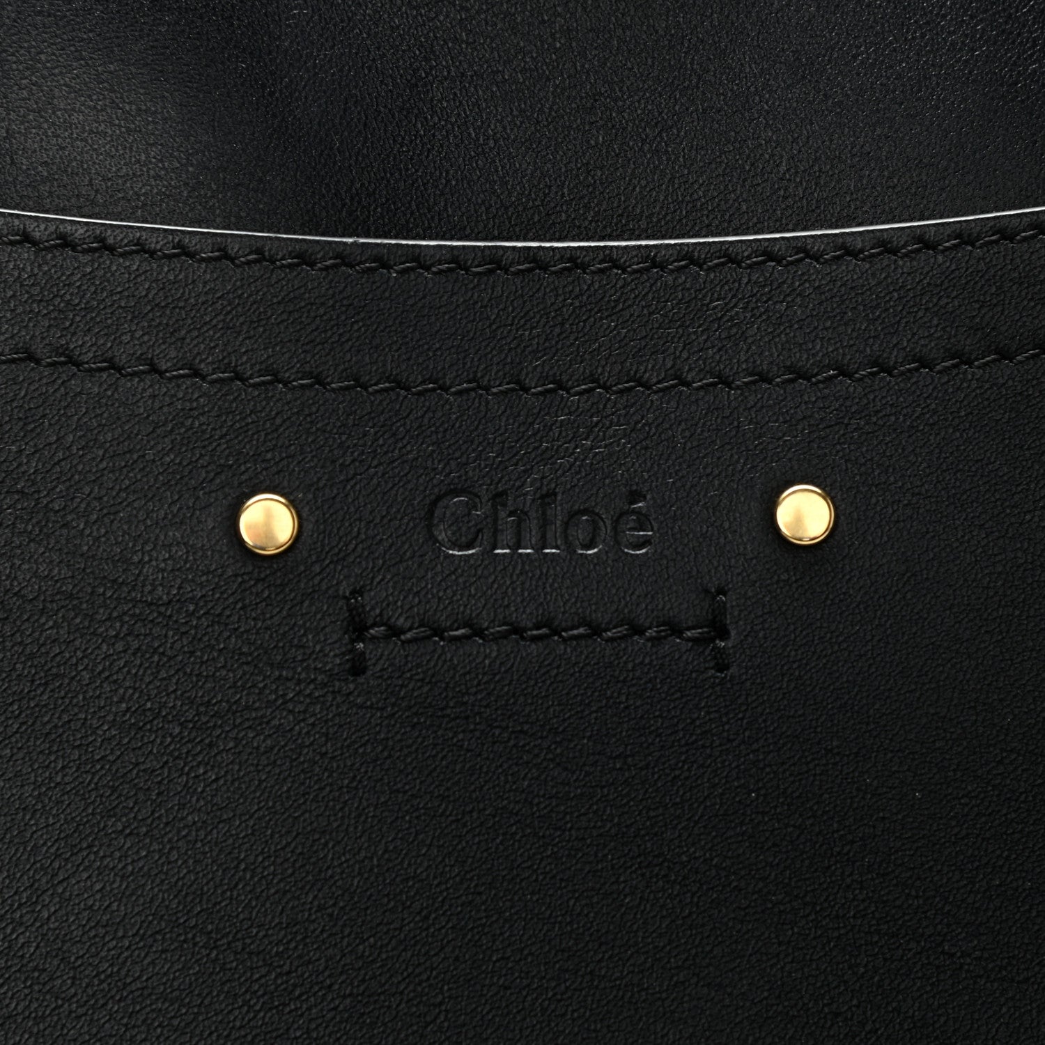 Chloe Calfskin Suede Small Roy Bag Black 10 of 11
