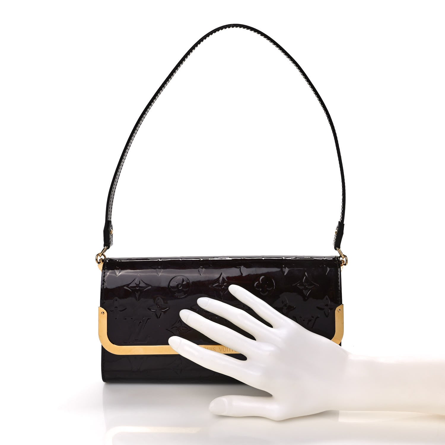Louis Vuitton Vernis Rossmore MM Amarante 2 of 7