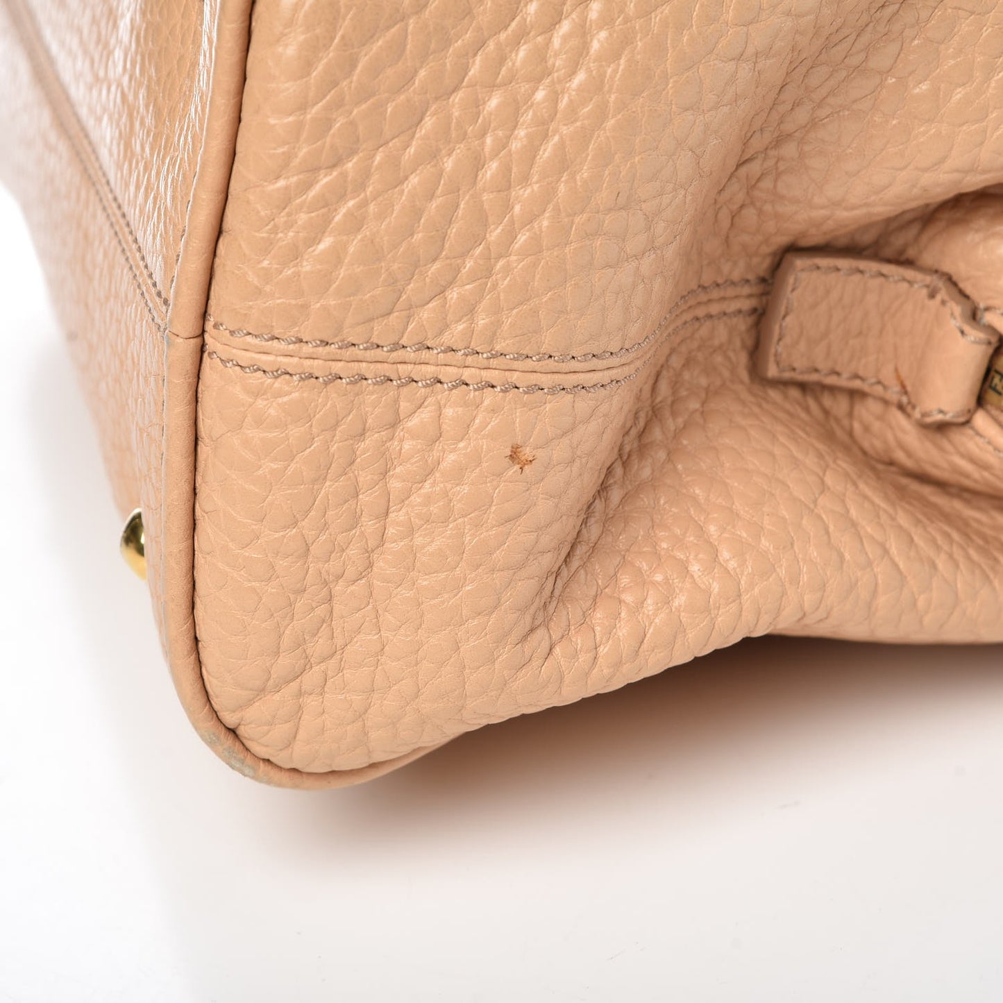 Pebbled Calfskin Small Chameleon Tote Nude