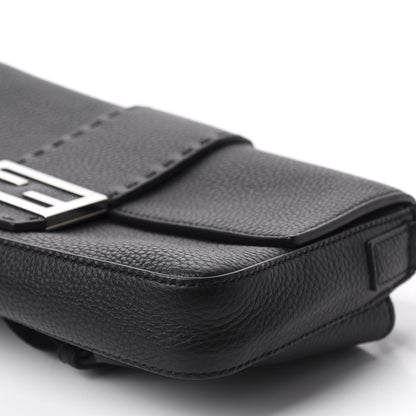 Fendi Cuoio Romano Selleria Belt Baguette Bag Black 8 of 11