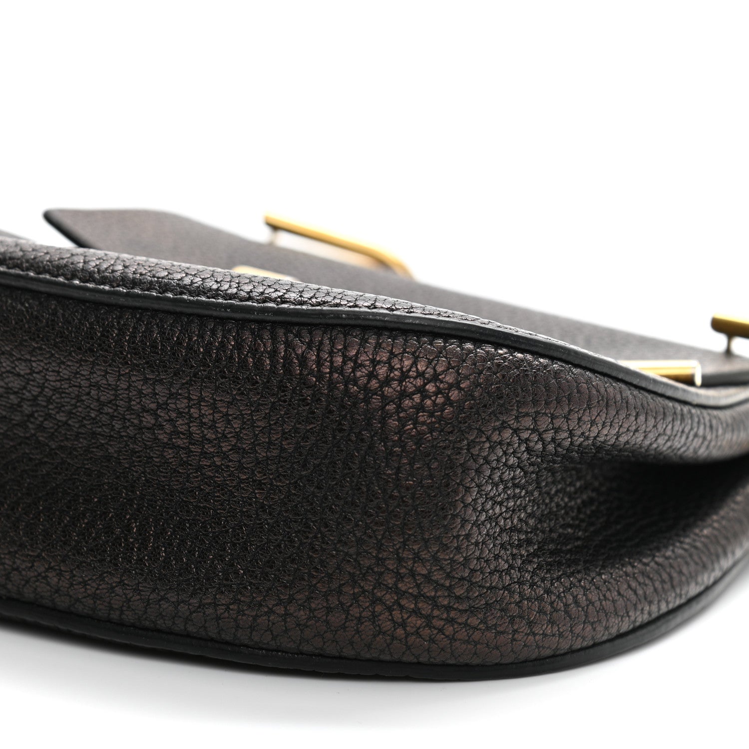 Chloe Grained Lambskin Mini Drew Shoulder Bag Black 9 of 13