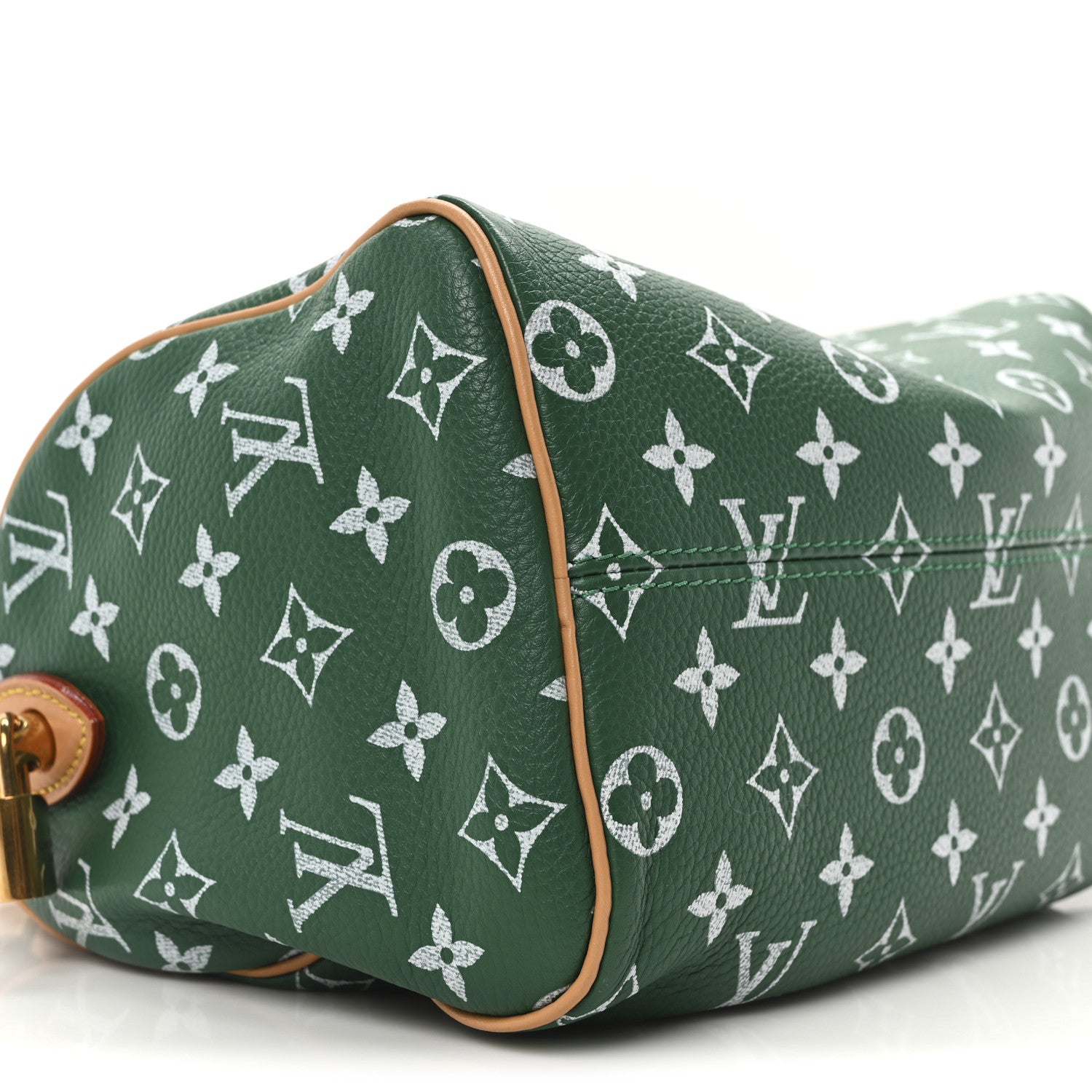 Louis Vuitton Calfskin Monogram Speedy P9 Bandouliere 25 Green 10 of 11