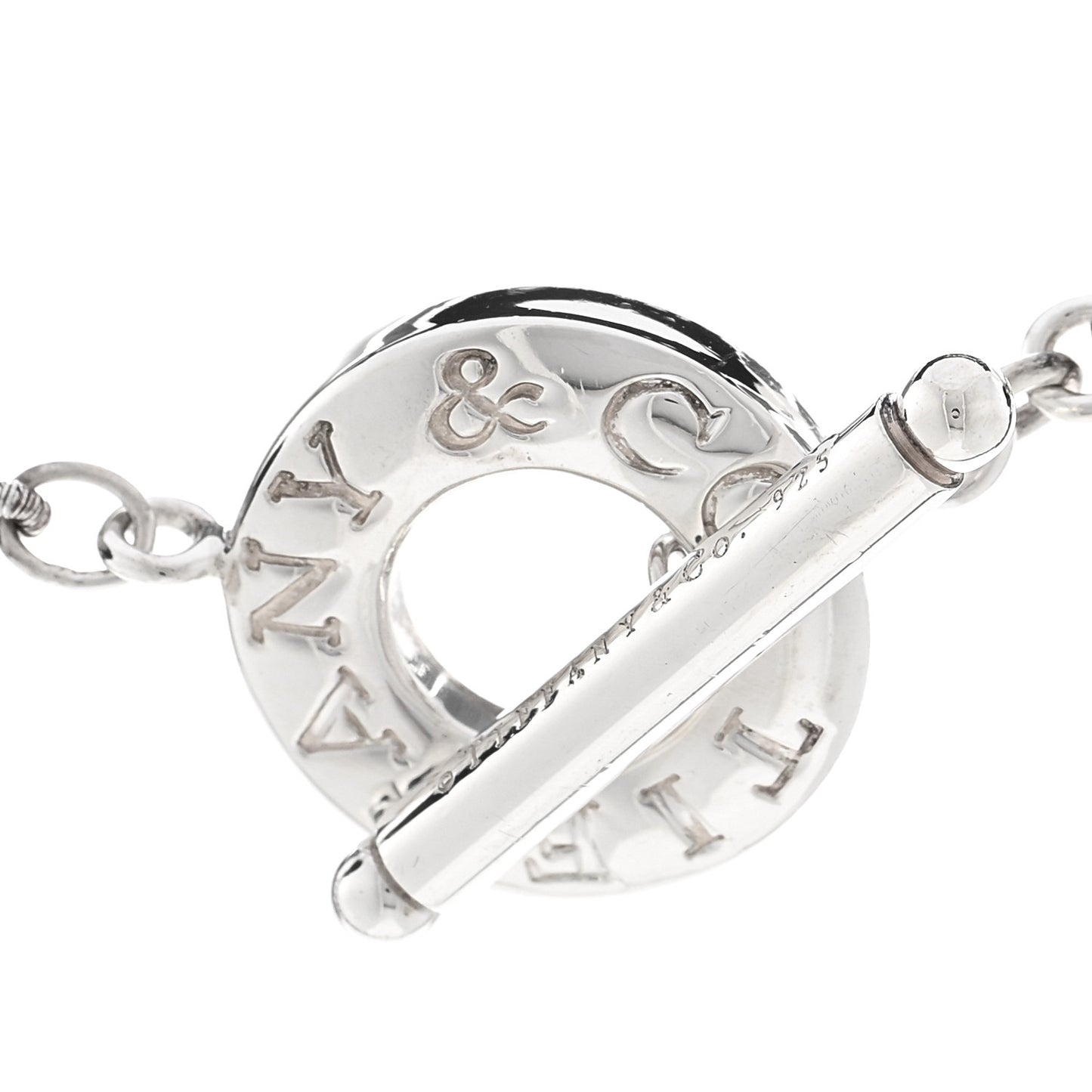 Sterling Silver Black Onyx Bead Toggle Necklace