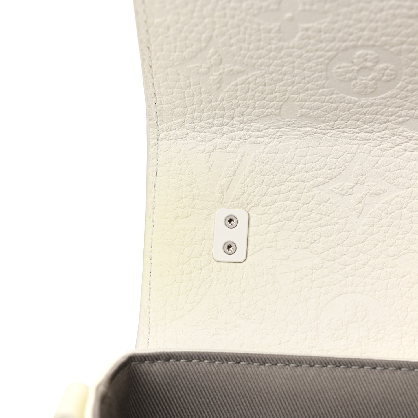 Taurillon Monogram LV Friends Soft Trunk Messenger White