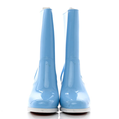 Christian Louboutin PVC Loubirain 70MM Rain Boots 37 Blue 2 of 6