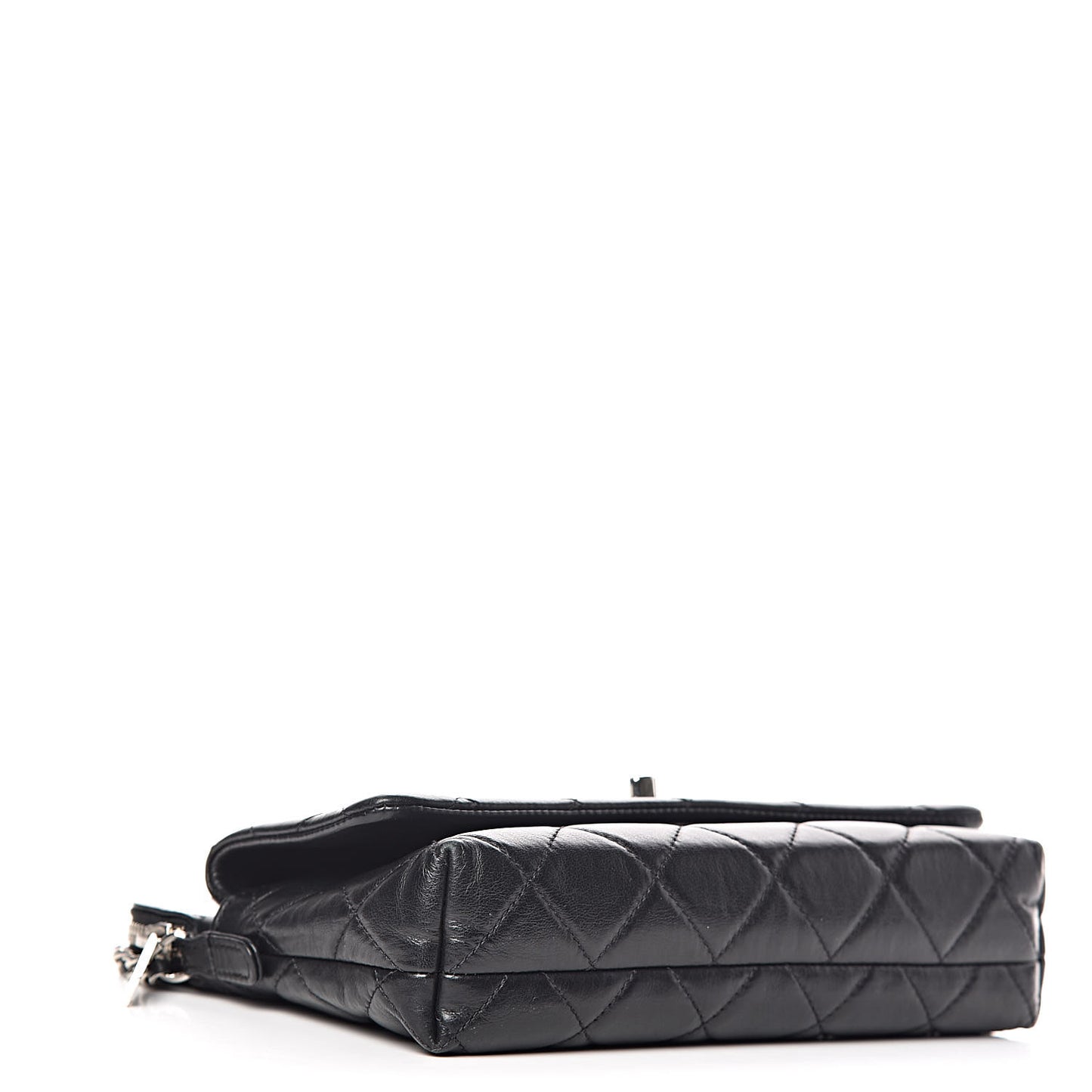 Lambskin Quilted Crossbody Black