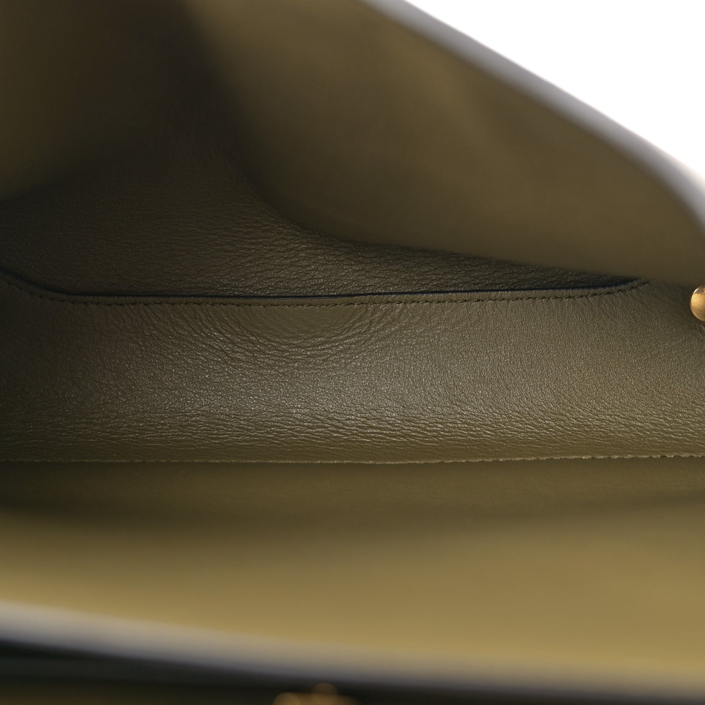 Calfskin Small Margot Top Handle Satchel Verde Olivo