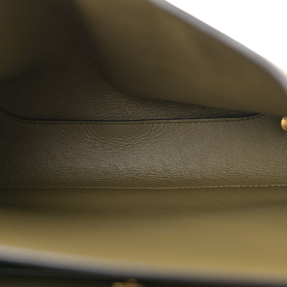 Salvatore Ferragamo Calfskin Small Margot Top Handle Satchel Verde Olivo 5 of 10