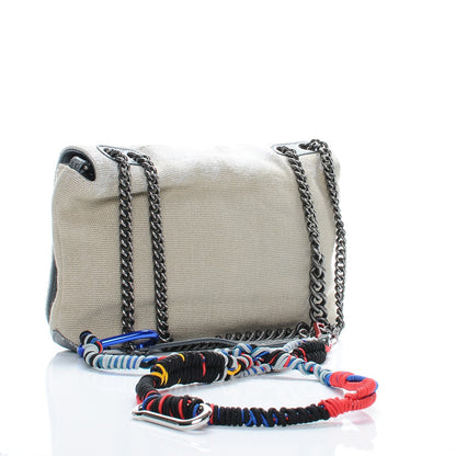 Chanel Canvas Tromp L’Oeil Graffiti Oh My Boy Flap Beige 3 of 9