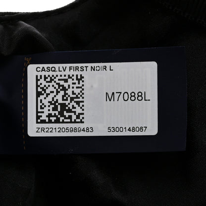 Louis Vuitton Calfskin Cotton Jacquard Monogram LV First Cap L Black 9 of 9