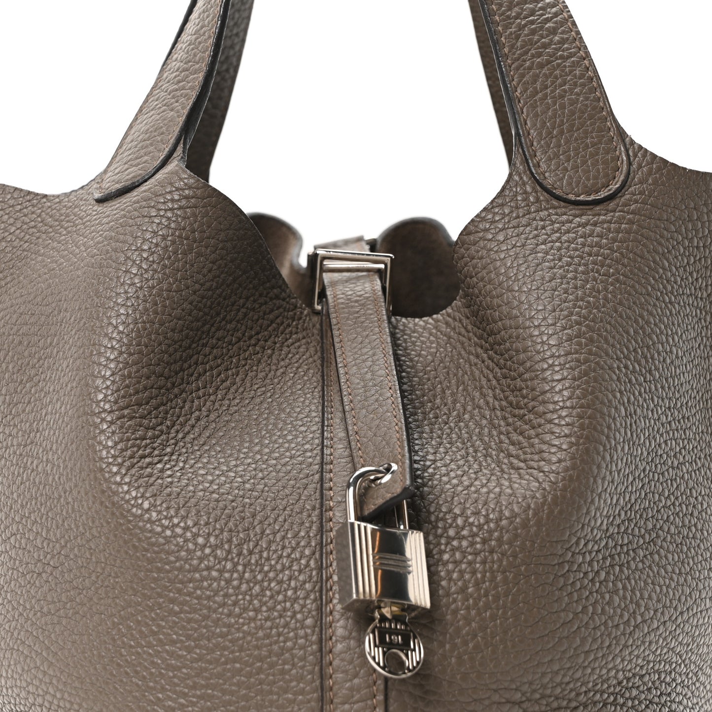 Taurillon Clemence Picotin Lock 22 MM Etain