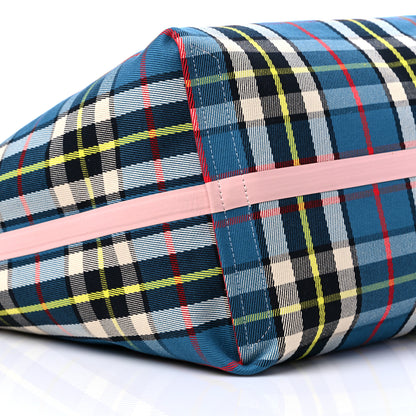Burberry Vintage Check Large The Giant Reversible Tote Palm Green Pink Apricot 15 of 16