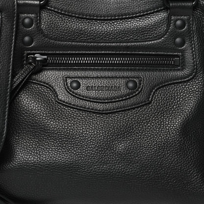 Balenciaga Grained Calfskin Black Hardware Neo Classic City Black 8 of 11