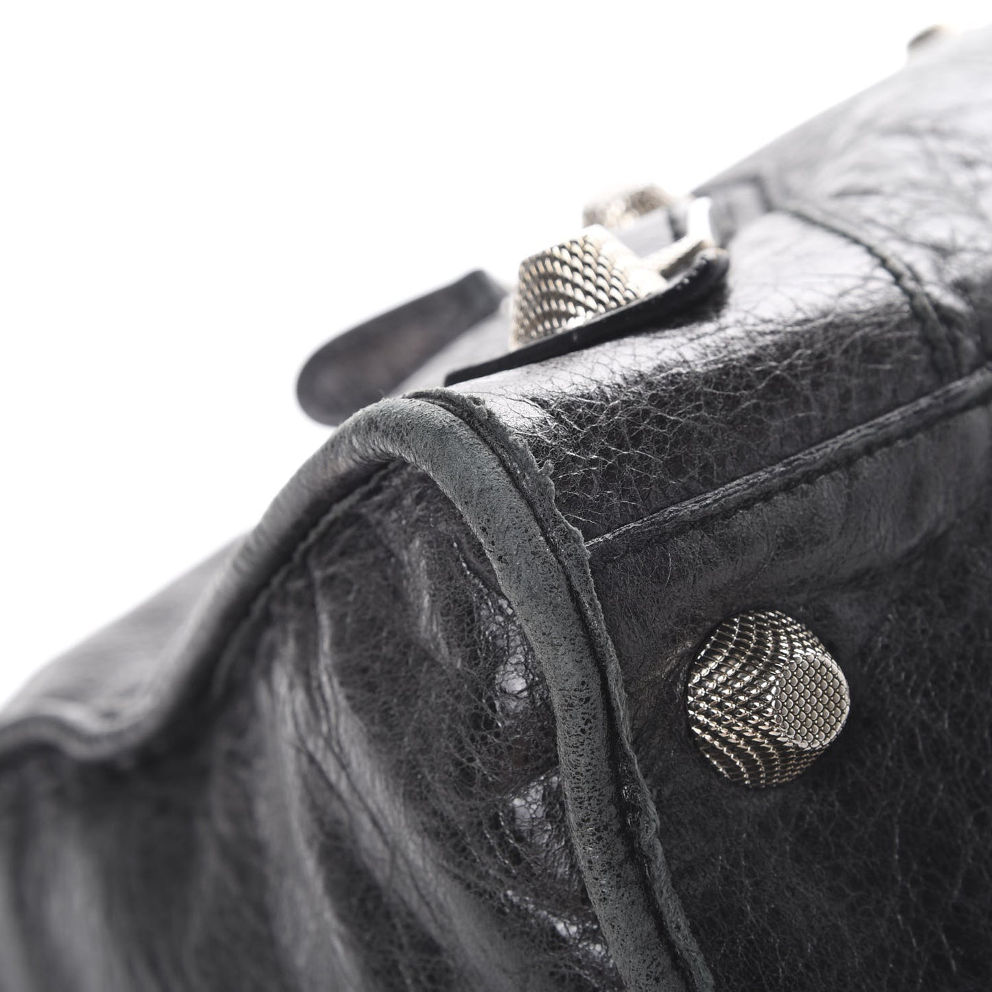 Agneau Giant 21 Silver Hardware Work Black