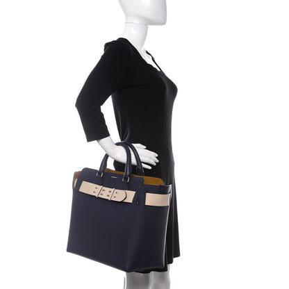 Burberry Soft Grain Calfskin Medium Belt Bag Regency Blue 3 of 10