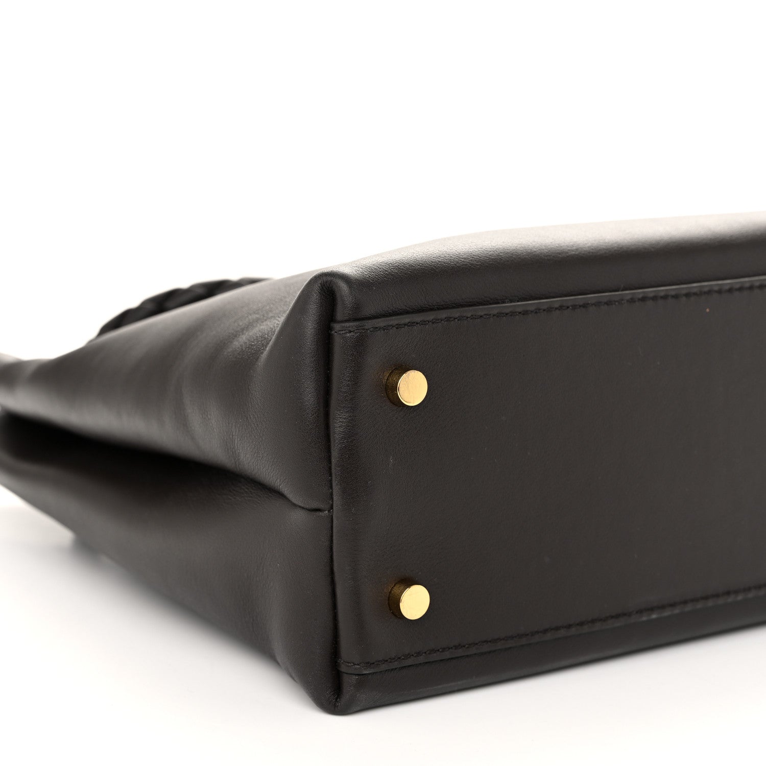 Bottega Veneta Silky Calfskin Medium Andiamo Shoulder Bag Fondant 9 of 10