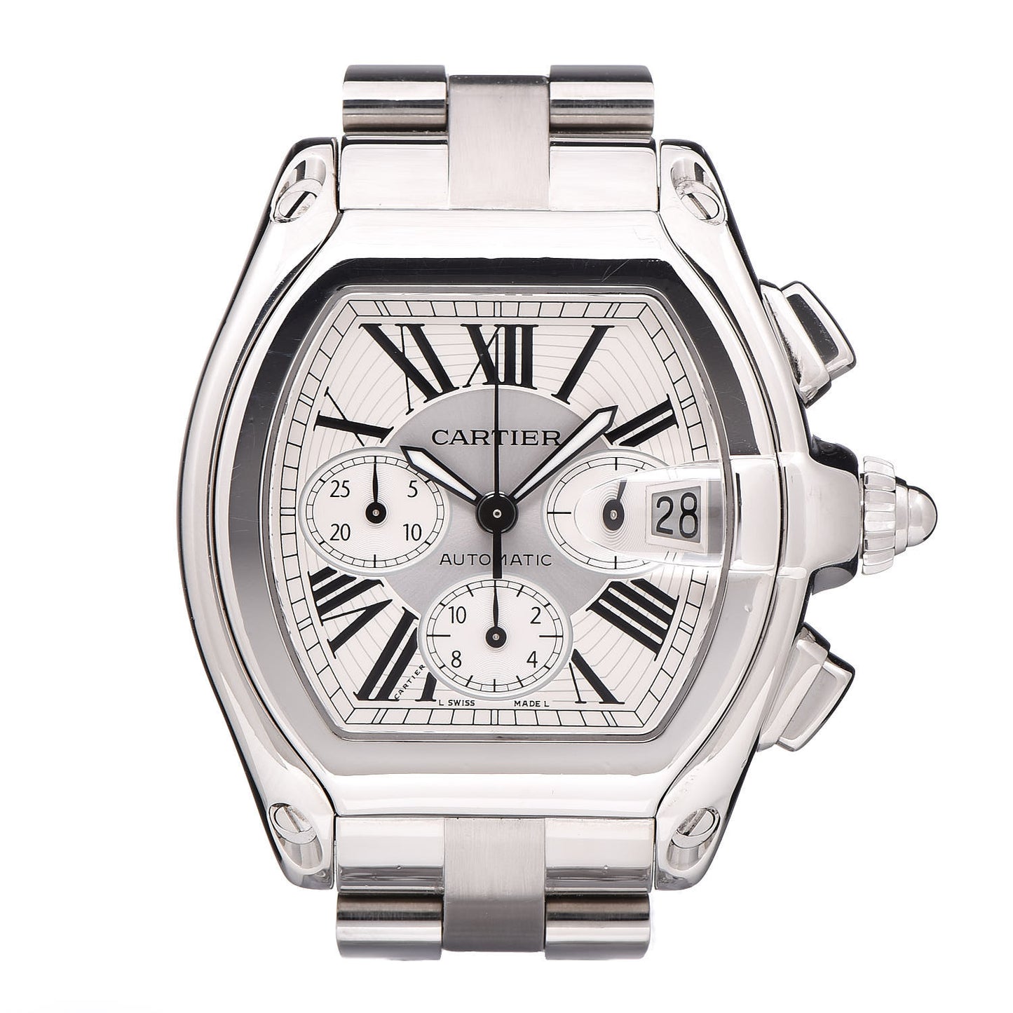 Stainless Steel 42mm Roadster Chronograph Automatic Watch