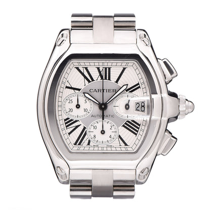 Cartier Stainless Steel 42mm Roadster Chronograph Automatic Watch 1 of 7